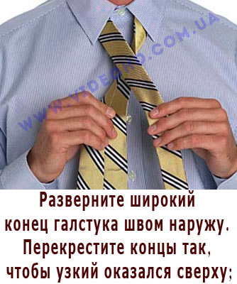 Как завязывать галстук «Малый узел»